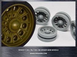 T-34/76,T-34/85 Spider web wheels (late version) ( new edition 2017)