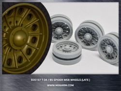 T-34/85 Spider web road wheels set (late version) 