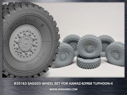 Sagged wheel set for Kamaz-63968 Typhoon-K (6pcs)