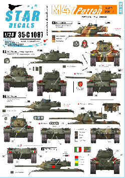 NATO South. Portugal, Italy and Greece. M47 Patton # 3.