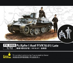  Panzer I Ausf. F (incl. 2 Figures)