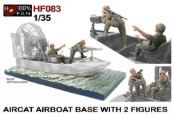 Aircat Airboat Base with 2 Figures (the boat is not included)
