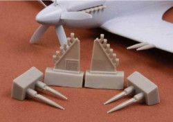 Spitfire F Mk.22 exhausts and gun barrels