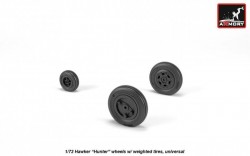 Hawker "Hunter" weighted wheels