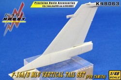 F-16A/B MLU Vertical Tail Set (Tamiya)