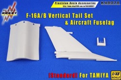 F-16A/B Vertical Tail Set & Aircraft Fuselag [Standard]