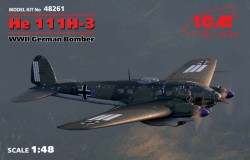 He 111H-3 WWII German Bomber (100% new molds)