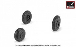 Mikoyan MiG-15bis Fagot (late) / MiG-17 Fresco wheels w/ weighted tires