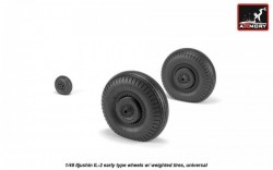 Iljushin IL-2 Bark (early) wheels w/ weighted tires
