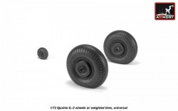Iljushin IL-2 Bark (early) wheels w/ weighted tires