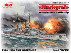 Markgraf (full hull & waterline) WWI German Battleship