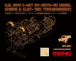 U.S.M911 C-HET 8V-92TA-90 Diesel Engine & CLBT-750 Transmission(resin)