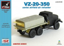 VZ-20-350 Soviet modern airfield air tanker, resin kit w/ PE parts, ICM ZiL-131 chassis included
