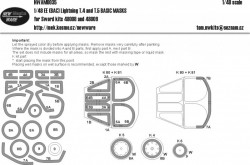EE (BAC) Linghtning T.4 and T.5 BASIC MASKS