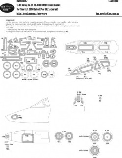 Suchoj Su-25 UB/UBK BASIC masks