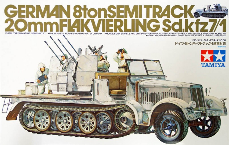 SD.KFZ.71 SEMI TRACK 20MM FLAKVIERLING 