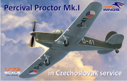 Percival Proctor Mk.1 marking of Czechoslovakia
