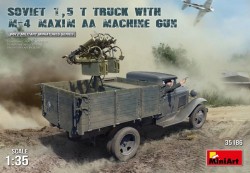 Soviet 1,5t Truck w/M-4 Maxim AA Machine Gun