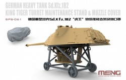 German Heavy Tank Sd.Kfz.182 King Tiger Turret Maintenance Stand&Muzzle Cover (Resin)