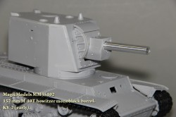 152 mm M-10T howitzer monoblock barrel. KV-2 (early)