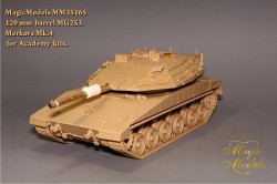120 mm  barrel MG253. Merkava Mk.IV (Academy)