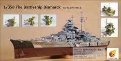 The Battle Ship Bismarck for Tamiya