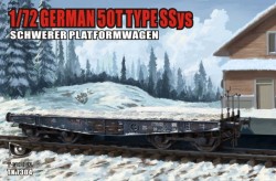 50 tons Type SSys Schwerer Plattformwagen