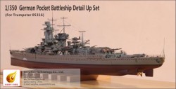 German Pocket Battleship Admiral Graf Spee Detail Up Set(f.Trumpeter 05316)