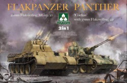 Flakpanzer Panther"Coelian" with 37mm Flakzwilling 341&20mm Flakvierling 2in1