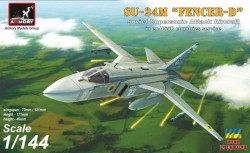 Sukhoj Su-24M Fencer in ex-USSR countries service, plastic injected kit w/ PE & resin