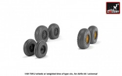 BAC TSR.2 wheels w/ weighted tires, type b