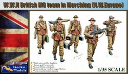 WWII British MG Team in March