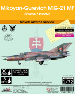 Mikoyan-Gurevich MiG-21 MF Slovak Airforce Service, Special Editions