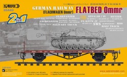 GERMAN RAILWAY FLATBED OMMR (FLACHWAGEN OMMR)