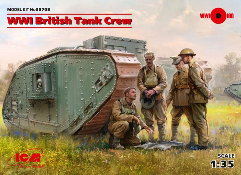 British Tank Crew (4 figures)