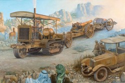Holt 75 Artillery Tractor w/BL 8-inch Howitzer