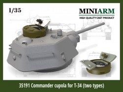 Commander cupola for T-34 (two types: cast/ welded)