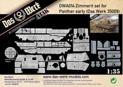 Zimmerit Set for Panther early (DB pattern)