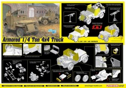 Armored 1/4-Ton 4x4 Truck 3v1