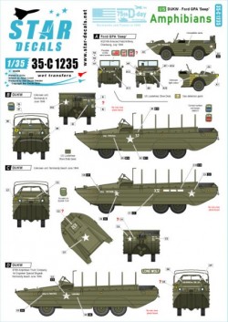 US Amphibians Ford GPA and DUKW  75th-D-Day-Special
