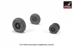 F-14A/B Tomcat wheels w/ weighted tires