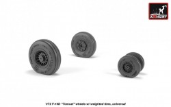 F-14D Tomcat wheels w/ weighted tires