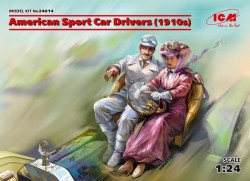 American Sport Car Drivers(1910s)(1 male 1 female figures)