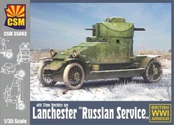 Lanchester Russian Service with 37mm Hotchkiss Gun