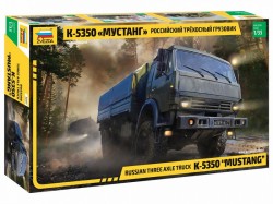 Russian three axle truck K-5350 "MUSTANG"
