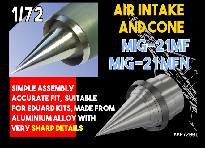 Air Intake and Cone MiG-21MF, MFN