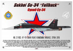 Sukhoi SU-34 Fullback