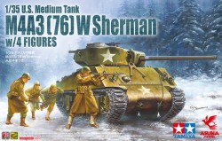 U.S M4A3(76)W Sherman with Figures (Special Edition 75th Anniversary Battle of the Bulge)