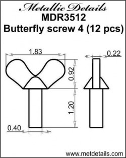 Butterfly screw 4