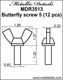 Butterfly screw 5